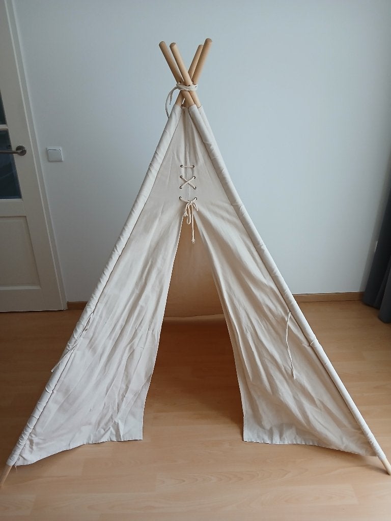 Alba tent met raampjes en ondervloer, Ophalen, Zo goed als nieuw
