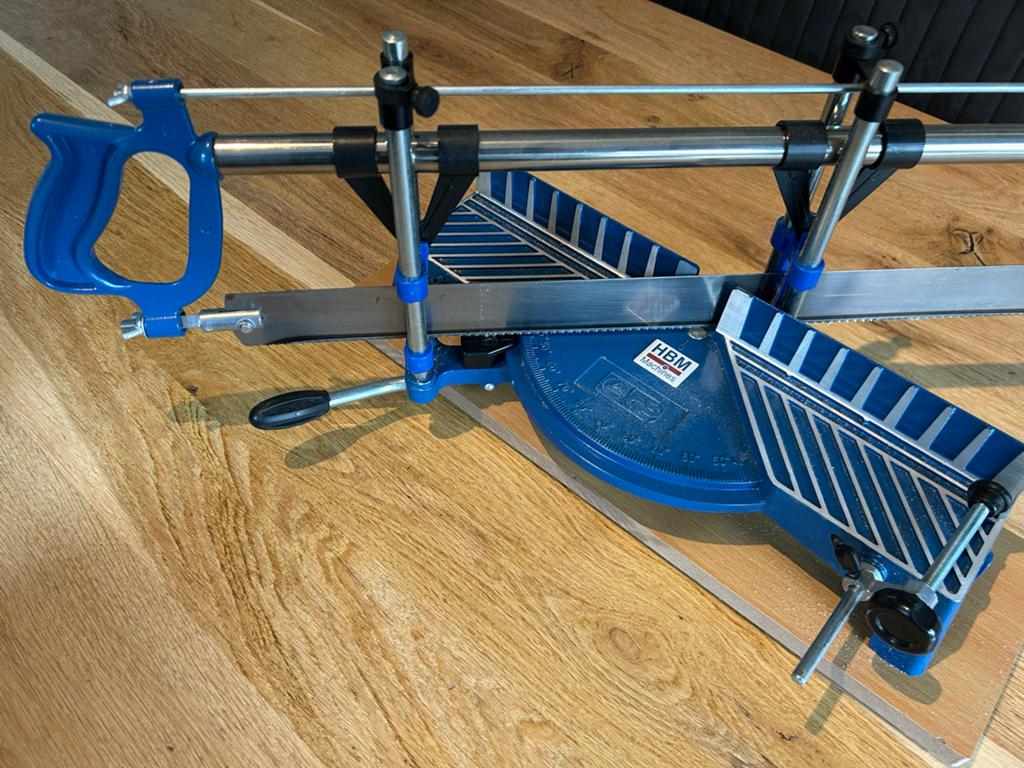 Verstekzaag, Doe-het-zelf en Verbouw, Gereedschap | Zaagmachines, Ophalen, Zo goed als nieuw