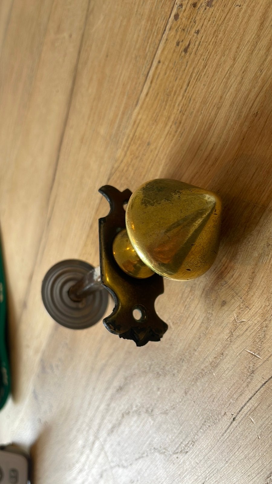 Gouden voordeur knop deurbeslag, Ophalen