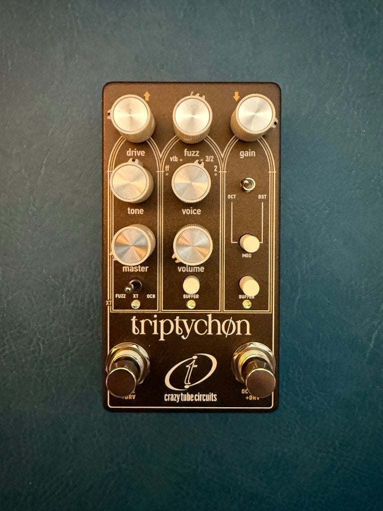 Crazy Tube Circuits Triptychon fuzz, Muziek en Instrumenten, Effecten, Ophalen of Verzenden, Zo goed als nieuw, Distortion, Overdrive of Fuzz