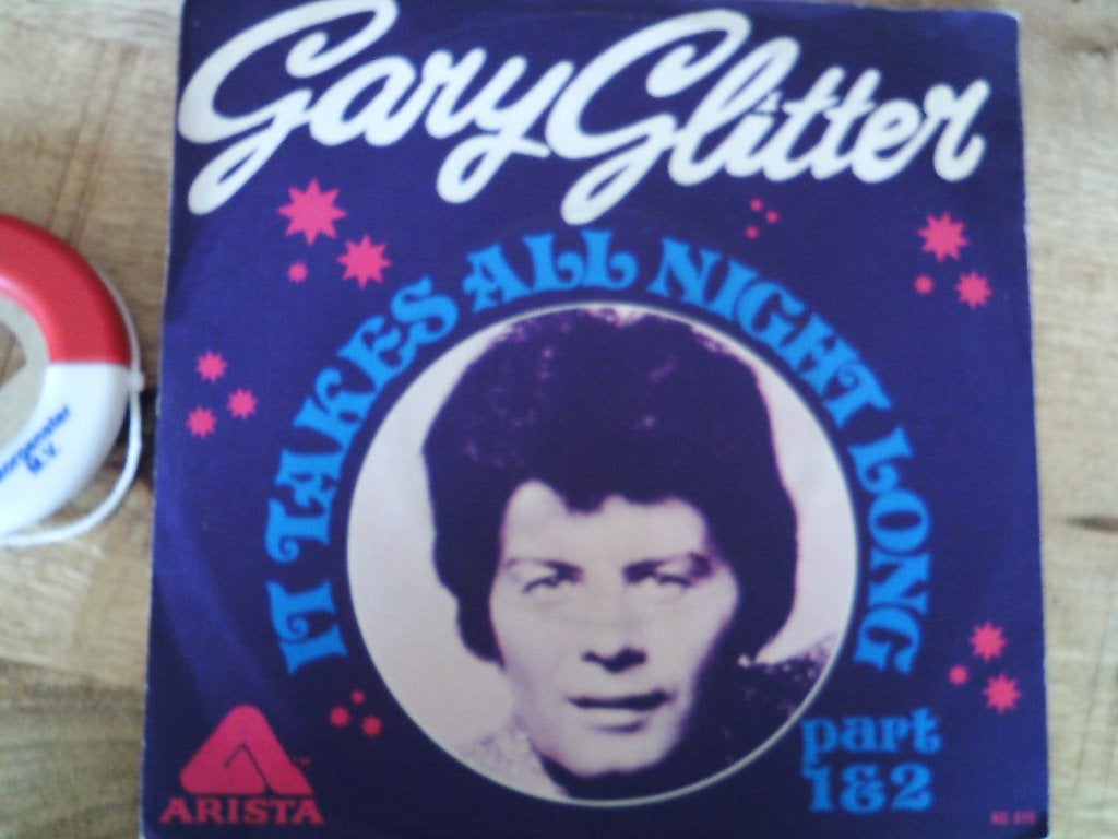 gary glitter - it takes all night long 26jun, Cd's en Dvd's, Vinyl Singles, Ophalen of Verzenden, Zo goed als nieuw