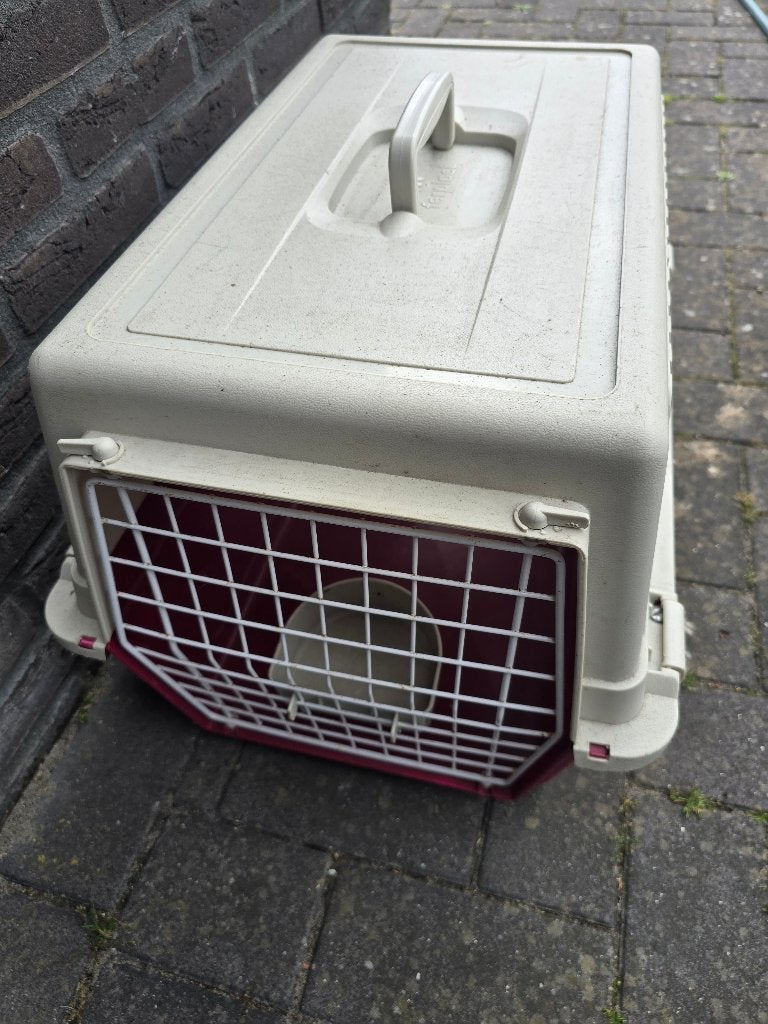 Ferplast vervoerbox (60x40x38), Ophalen, Gebruikt