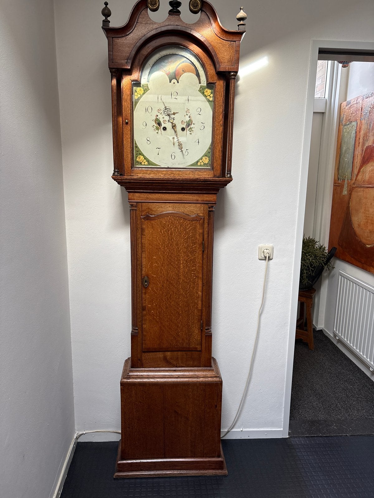 Antieke staande klok Grocott Holywell (1802-1813) nr. 30, Antiek en Kunst, Ophalen of Verzenden