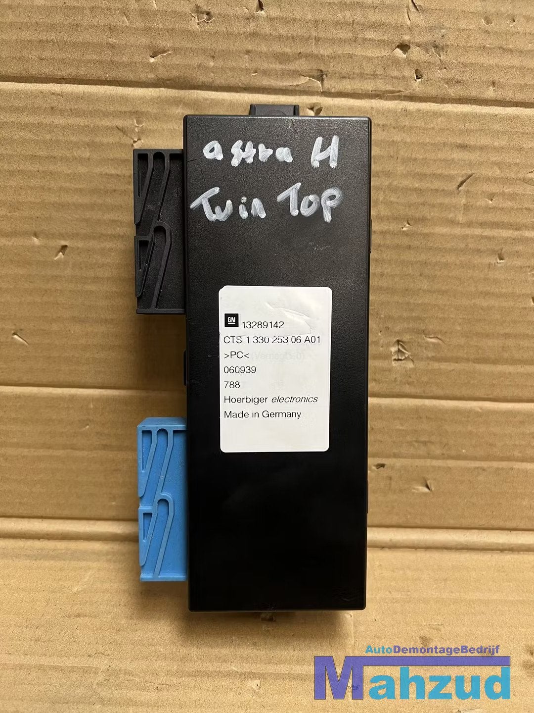 OPEL ASTRA H twintop dak ecu computer 13289142 2004-2008, Gebruikt, Opel Automobile GmbH, Ophalen of Verzenden, Kontakt@opel-infoservice.de