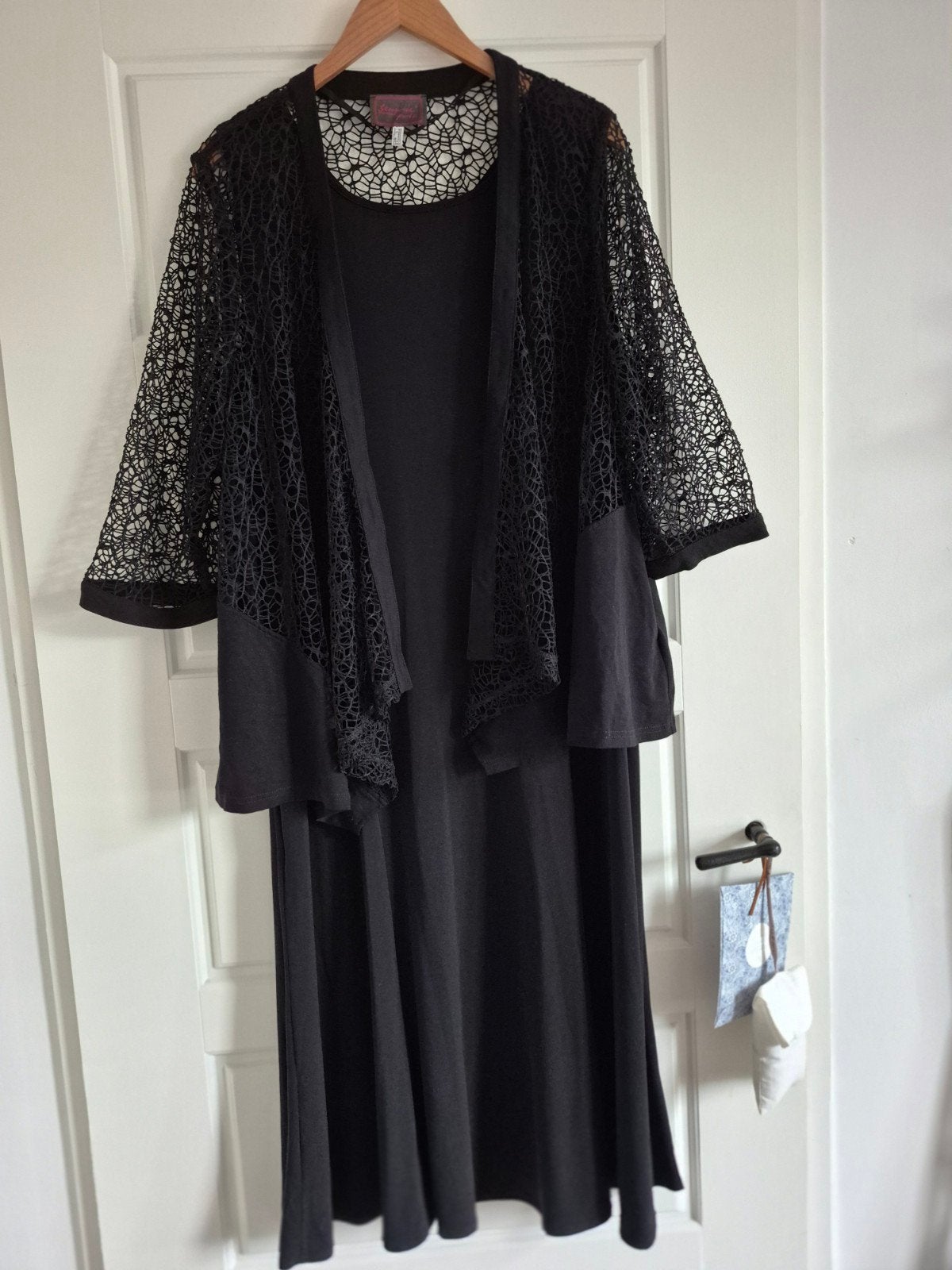 Mooie set: Doris Stretch jurk en Sempre Piu vest, maat 48-50, Kleding | Dames, Ophalen of Verzenden, Zo goed als nieuw, Doris Stretch, Sempre Piu