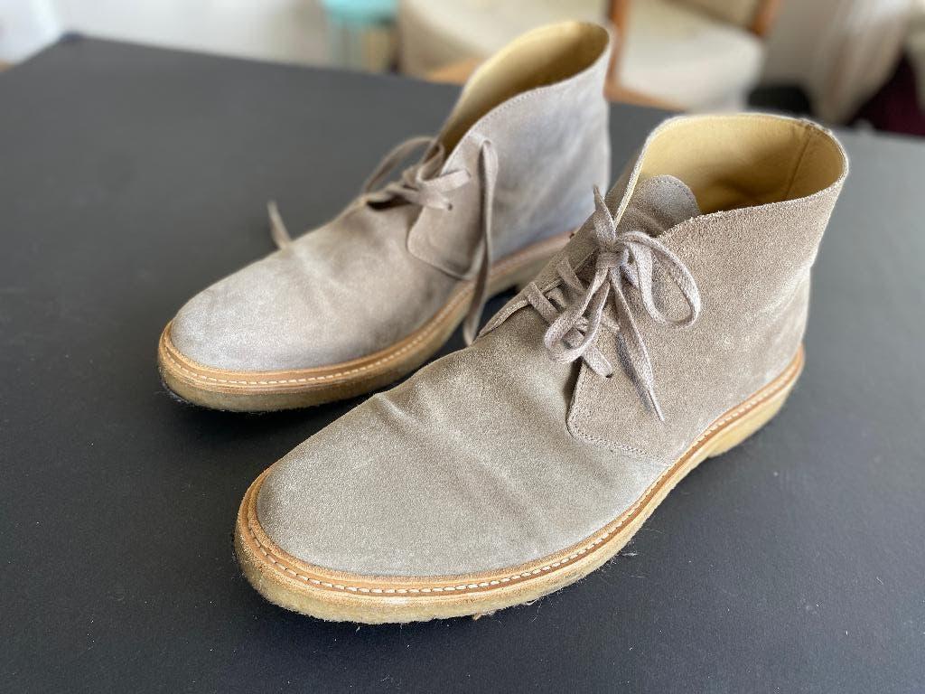 Nubikk desert boots van zacht suède leer, maat 45, Nubikk, Bruin, Boots, Ophalen of Verzenden