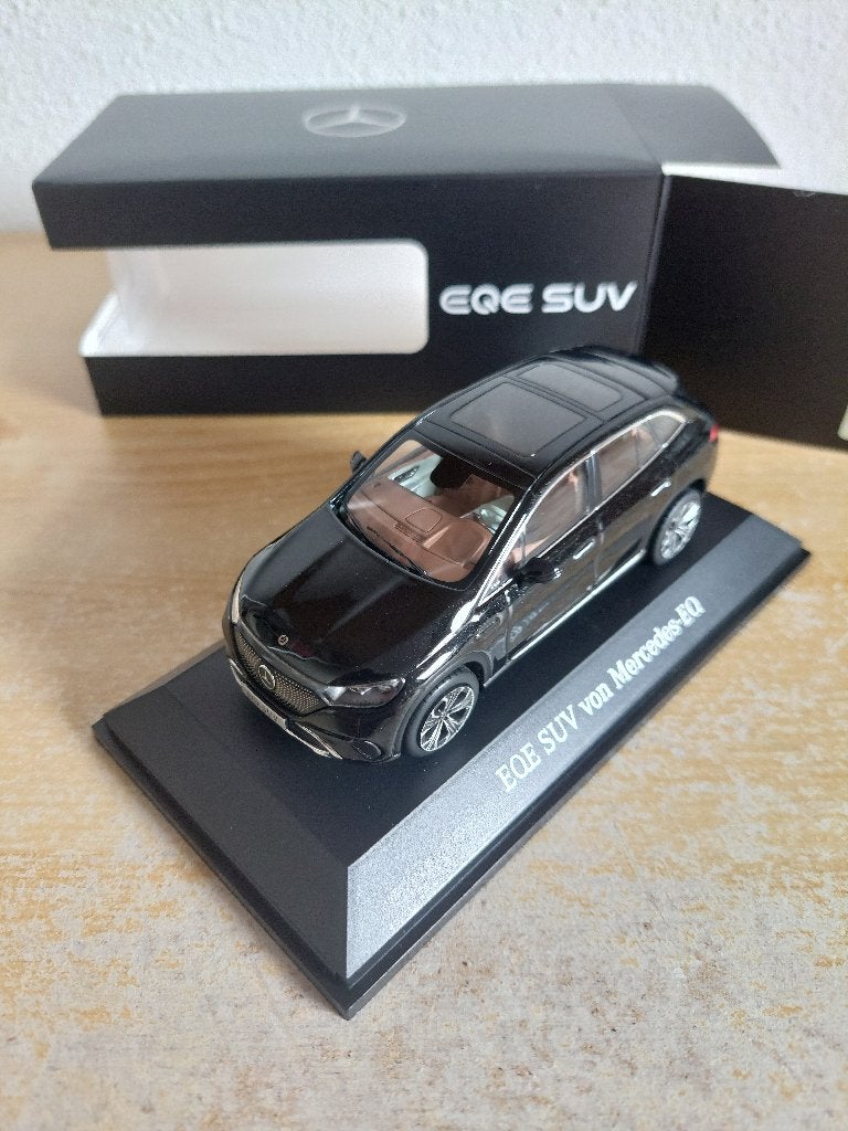 1/43 - M Spark Minimax Mercedes Benz EQE SUV Obsidian Black, Ophalen of Verzenden, Nieuw, Auto, Overige merken