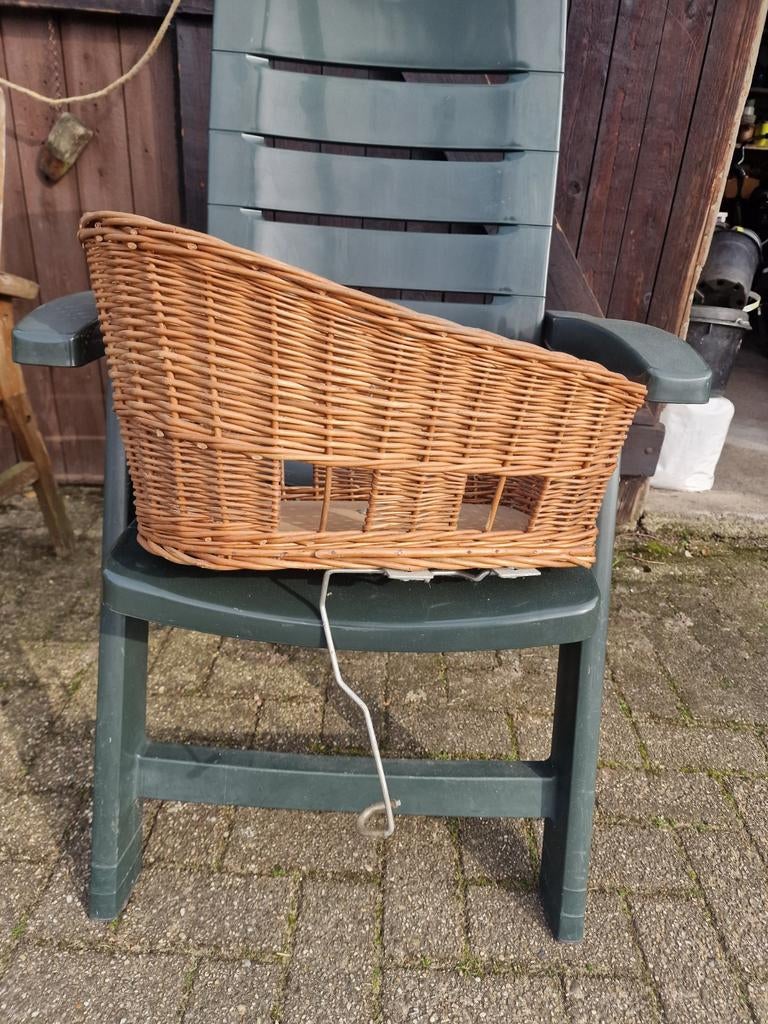 Hondenmand voor op fiets, Dieren en Toebehoren, Ophalen, Gebruikt, Riet