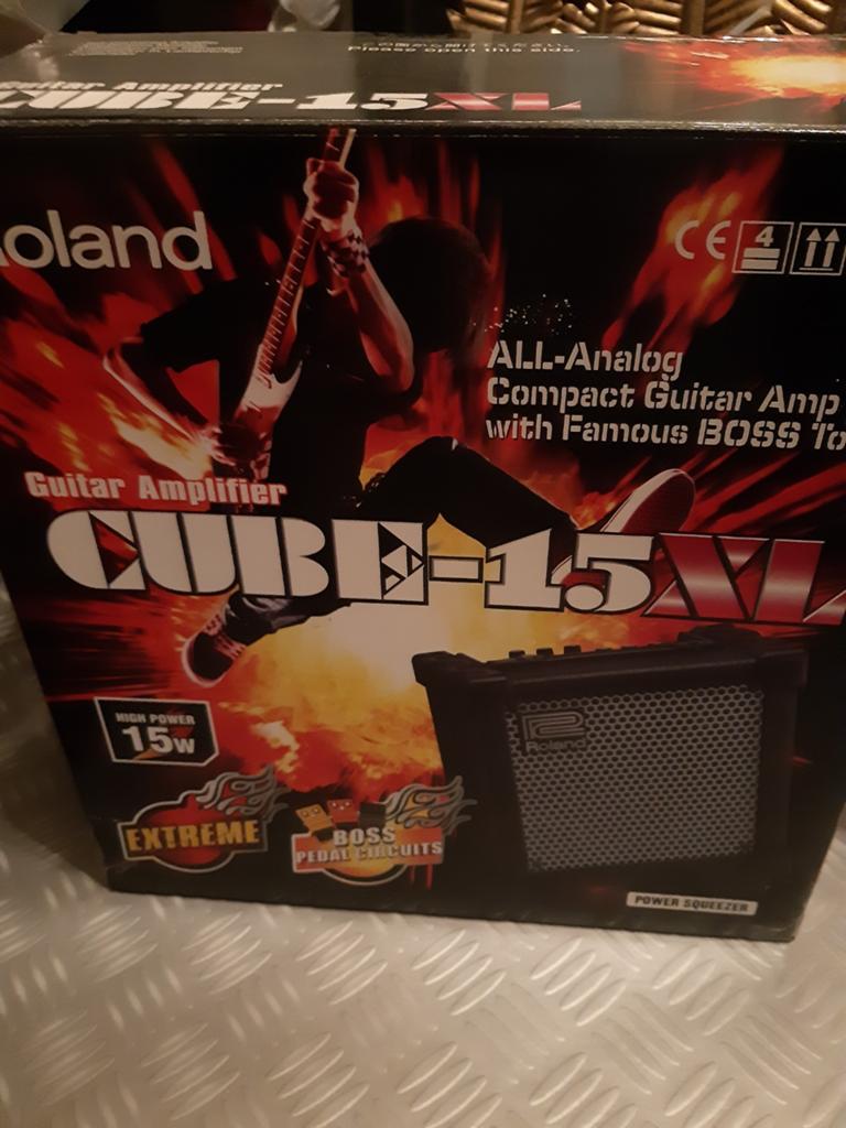Roland CUBE-15XL Gitaarversterker nieuw in doos, Ophalen of Verzenden, Nieuw, Minder dan 50 watt