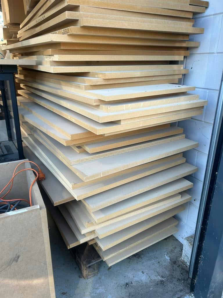 MDF platen - Diverse afmetingen 25 mm, Doe-het-zelf en Verbouw, Hout en Planken, Ophalen, Gebruikt, 25 tot 50 mm, Plank