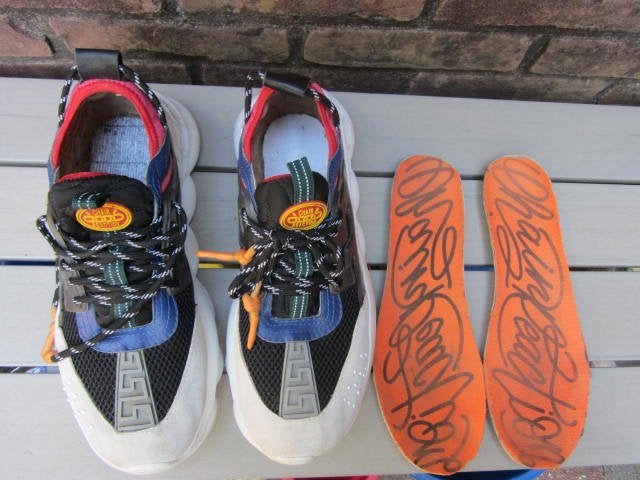 Versace chain reaction sneakers 44 als nieuw, Kleding | Heren, Schoenen, Zwart, Ophalen of Verzenden, Sneakers of Gympen, Gedragen
