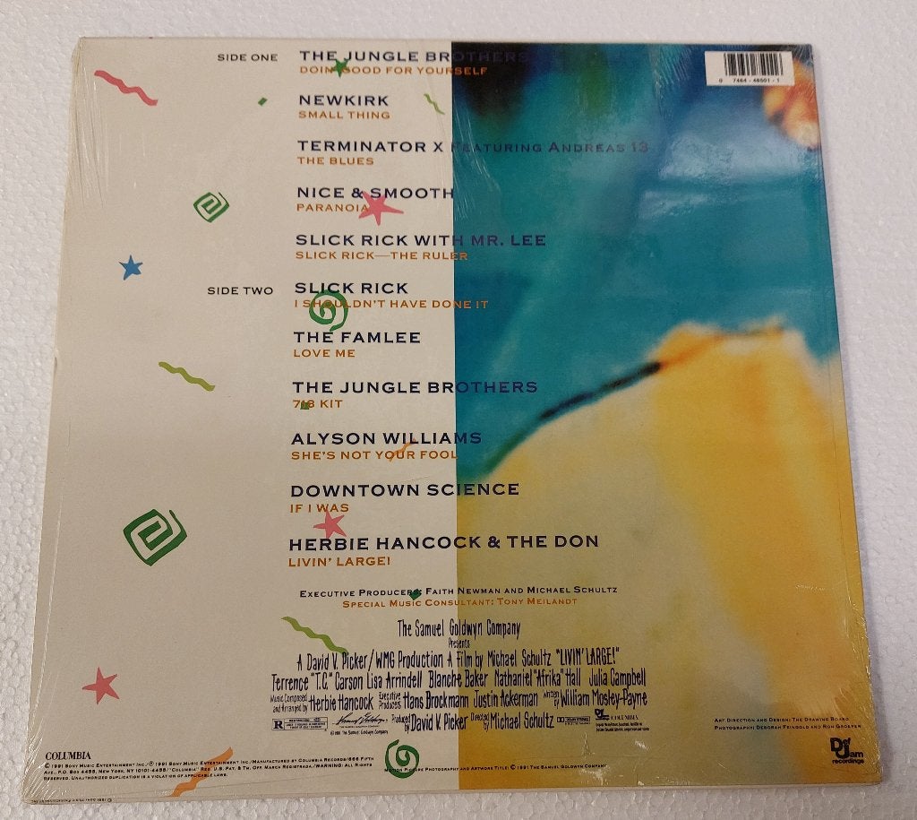Livin' Large VINYL LP Def Jam Hiphop 1991 GESEALED !, LP, Geseald, Ophalen of Verzenden, 12 inch