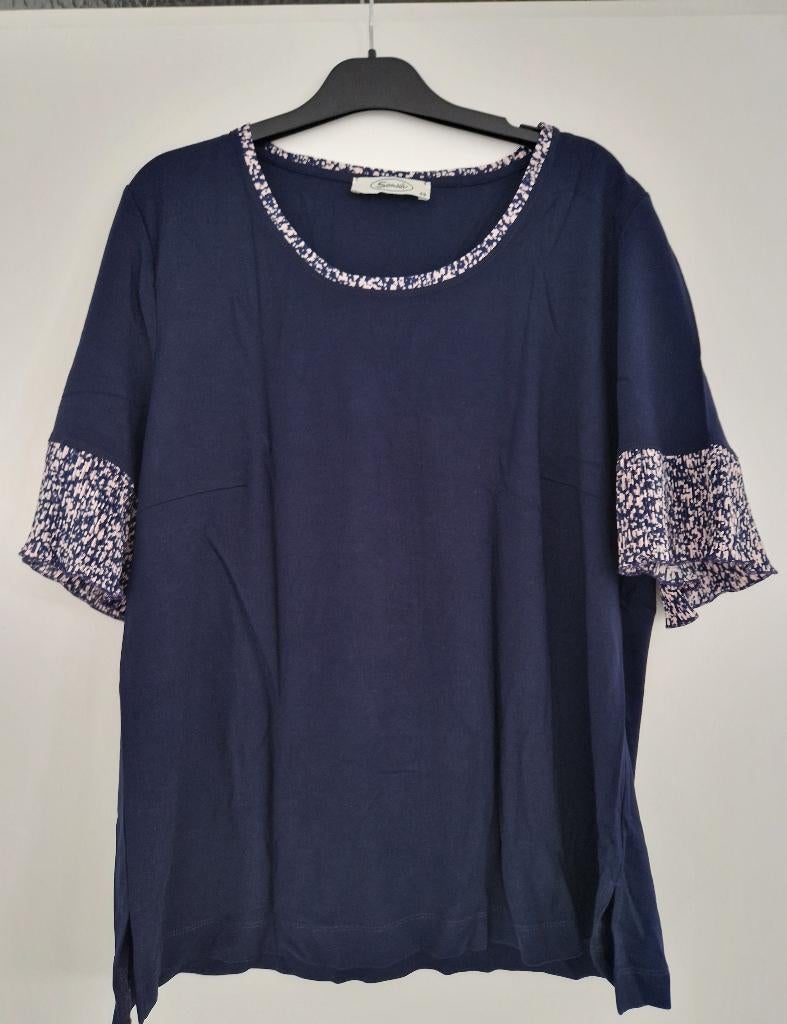 Zomers shirt - maat 48 - Sensa, Sensa, Blauw, Maat 46/48 (XL) of groter, Ophalen of Verzenden