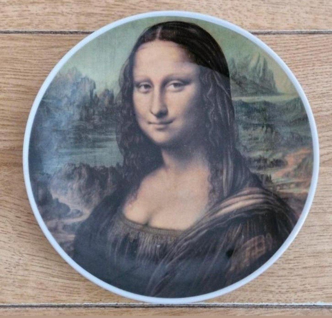 Wandbord Mona Lisa, Verzenden, Zo goed als nieuw