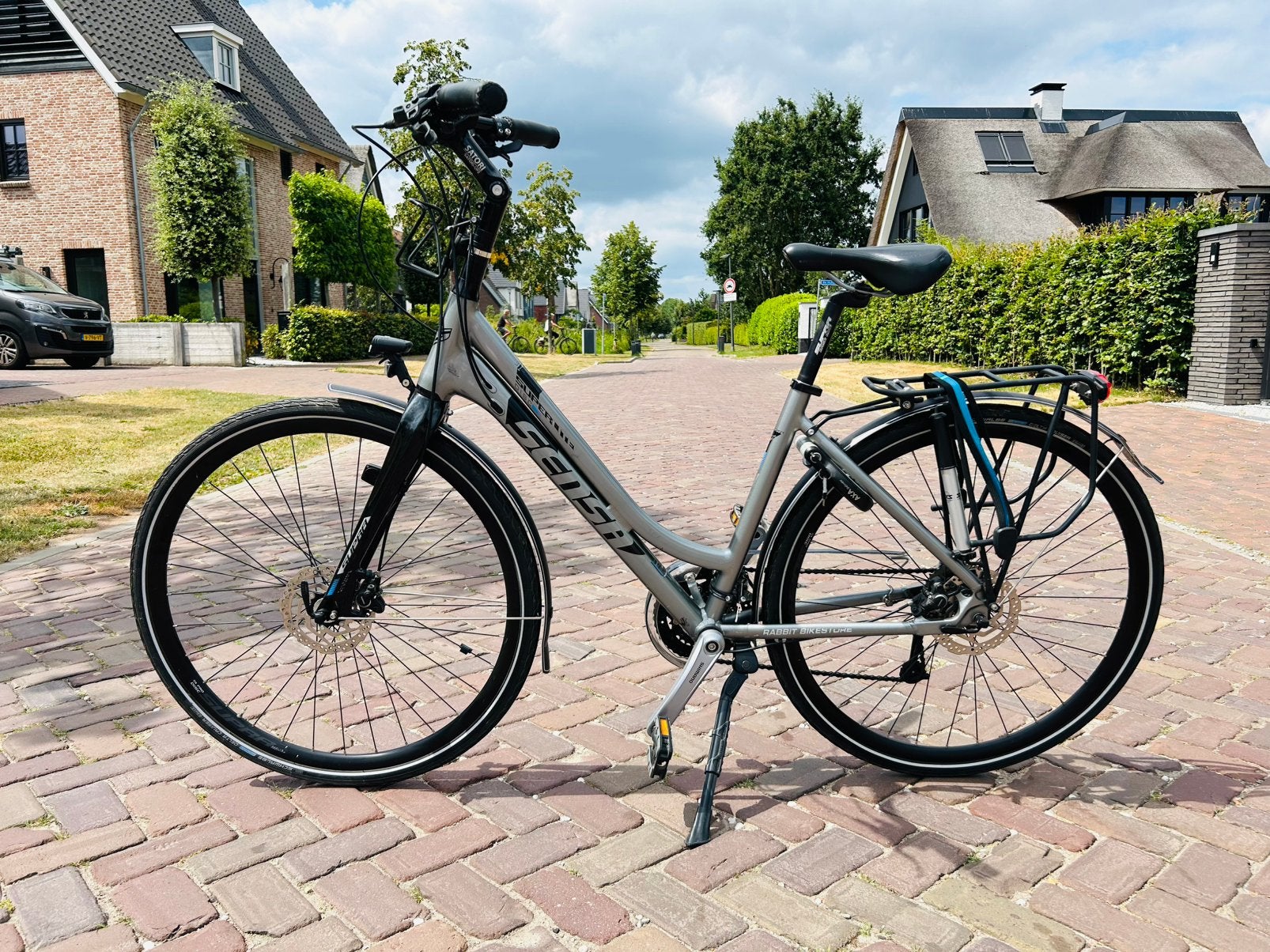 Sensa SuperLite | Damesfiets | Deore | Disc | Fietscomputer, 47 tot 50 cm, Versnellingen, Zo goed als nieuw, Schijfrem