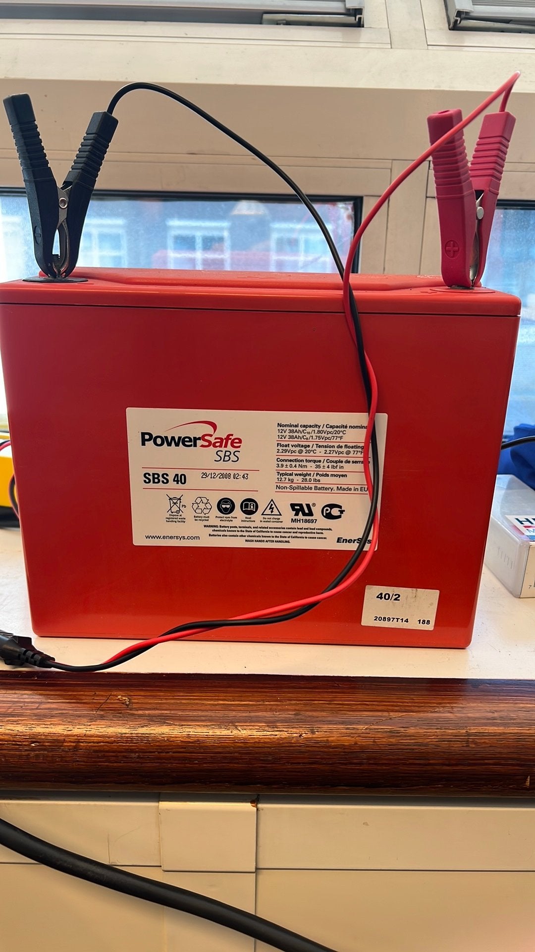 Powersafe SBS40 Accu, Ophalen, Gebruikt, Oplaadbaar