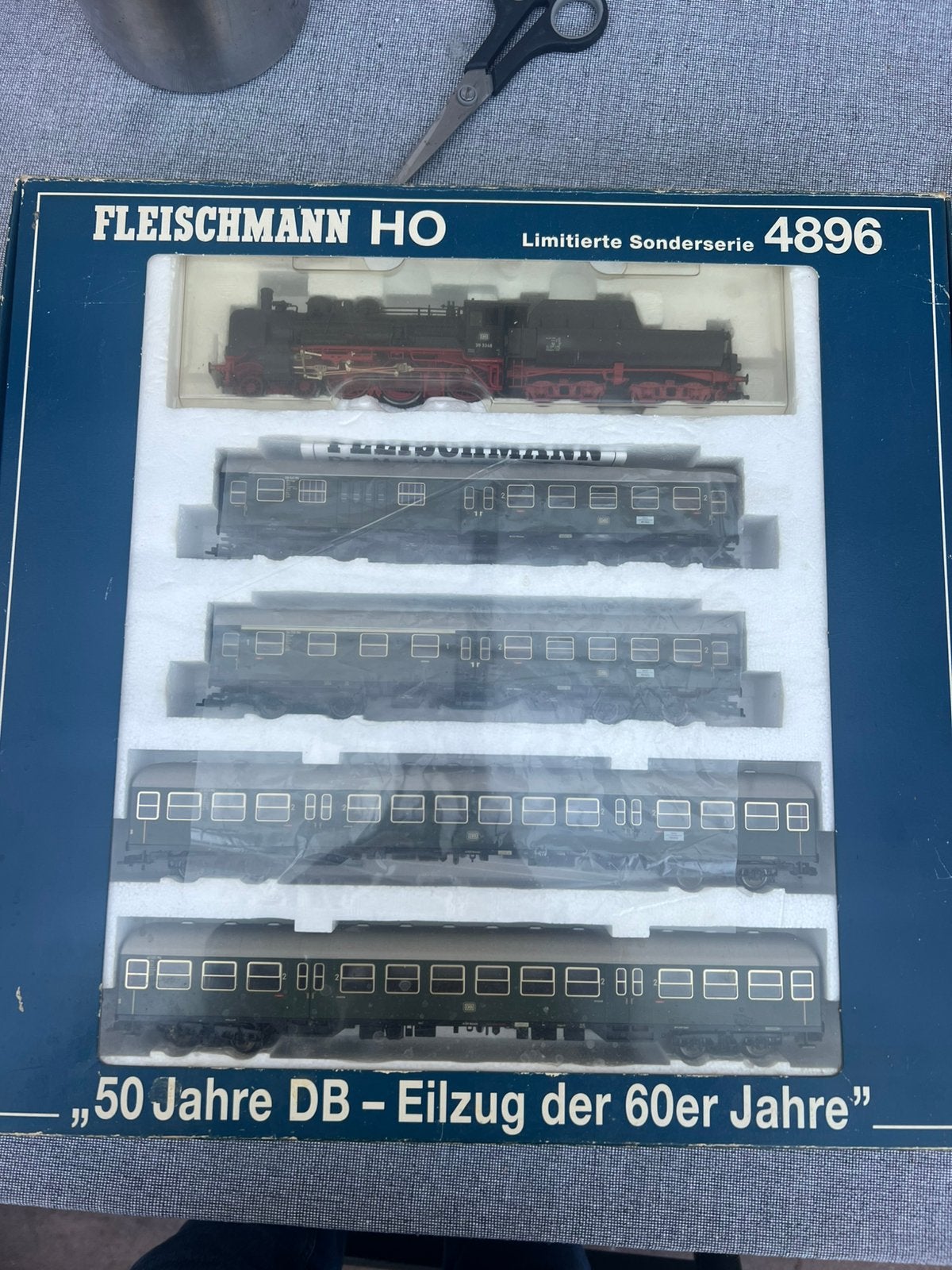 Fleischmann H0 4896 – 50 Jahre DB – Eilzug der 60er Jahre, Treinset, Gelijkstroom, Fleischmann, Ophalen of Verzenden