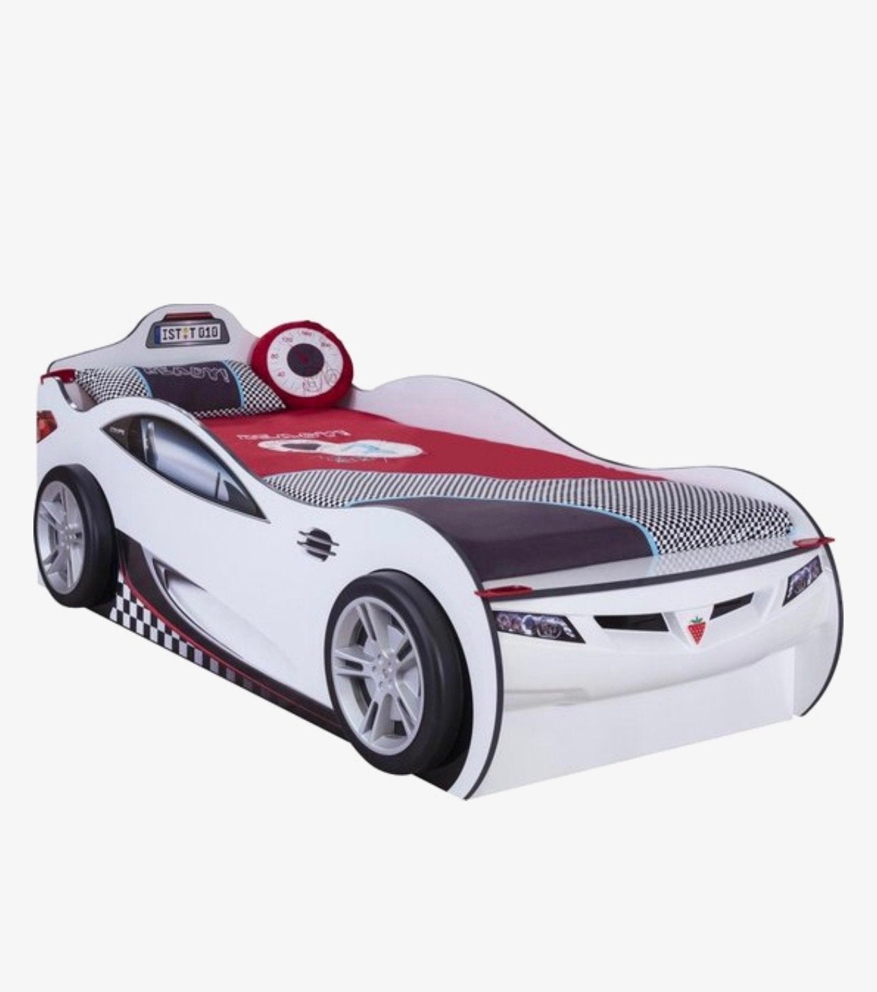 Kinderbed raceauto AUTOBED - ZGAN, Kinderen en Baby's, Ophalen, Zo goed als nieuw, 180 cm of meer, 85 tot 100 cm