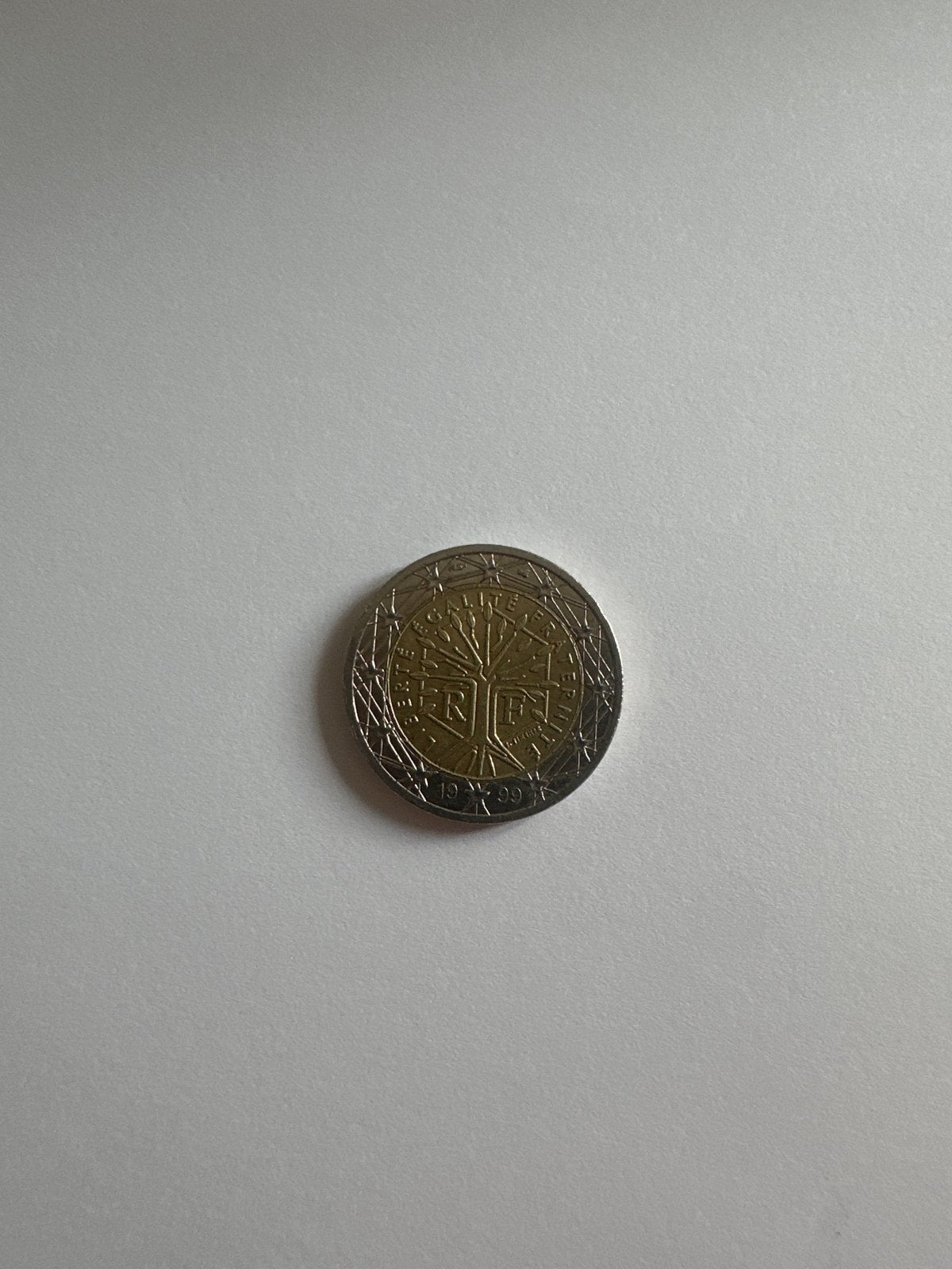Franse 2 euro munt 1999, Postzegels en Munten, Munten | Europa | Euromunten, Ophalen, Frankrijk, 2 euro, Losse munt