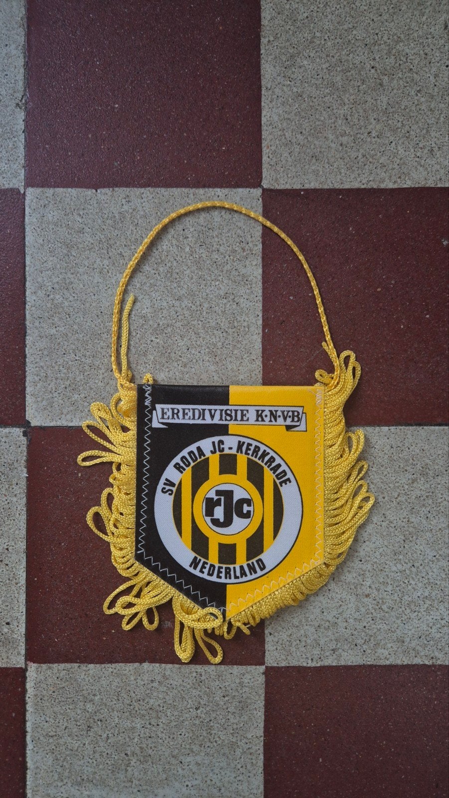 Vaantje Roda JC, Verzamelen, Sportartikelen en Voetbal, Ophalen of Verzenden, Zo goed als nieuw, Roda JC, Vaantje of Sjaal
