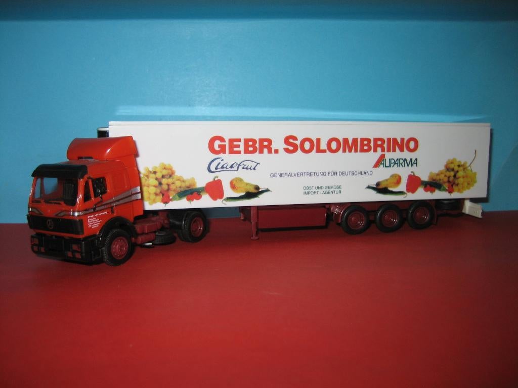 Solombrino  MERCEDES 1728  met oplegger  AWM, Ophalen of Verzenden, Zo goed als nieuw, Bus of Vrachtwagen, AWM