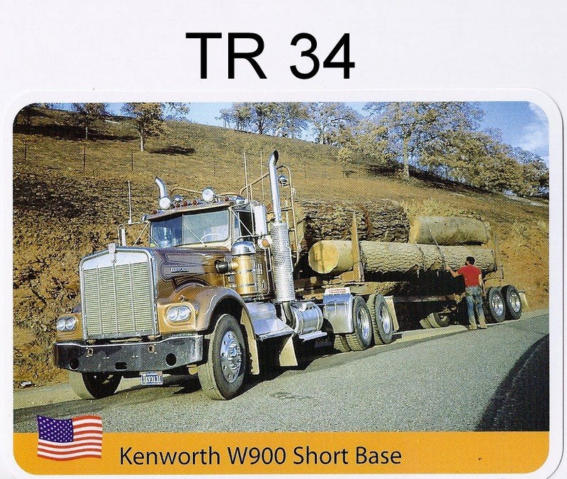 Kw84 autokaart tr34 kenworth w9000 short base, Ophalen of Verzenden, Zo goed als nieuw, Auto's