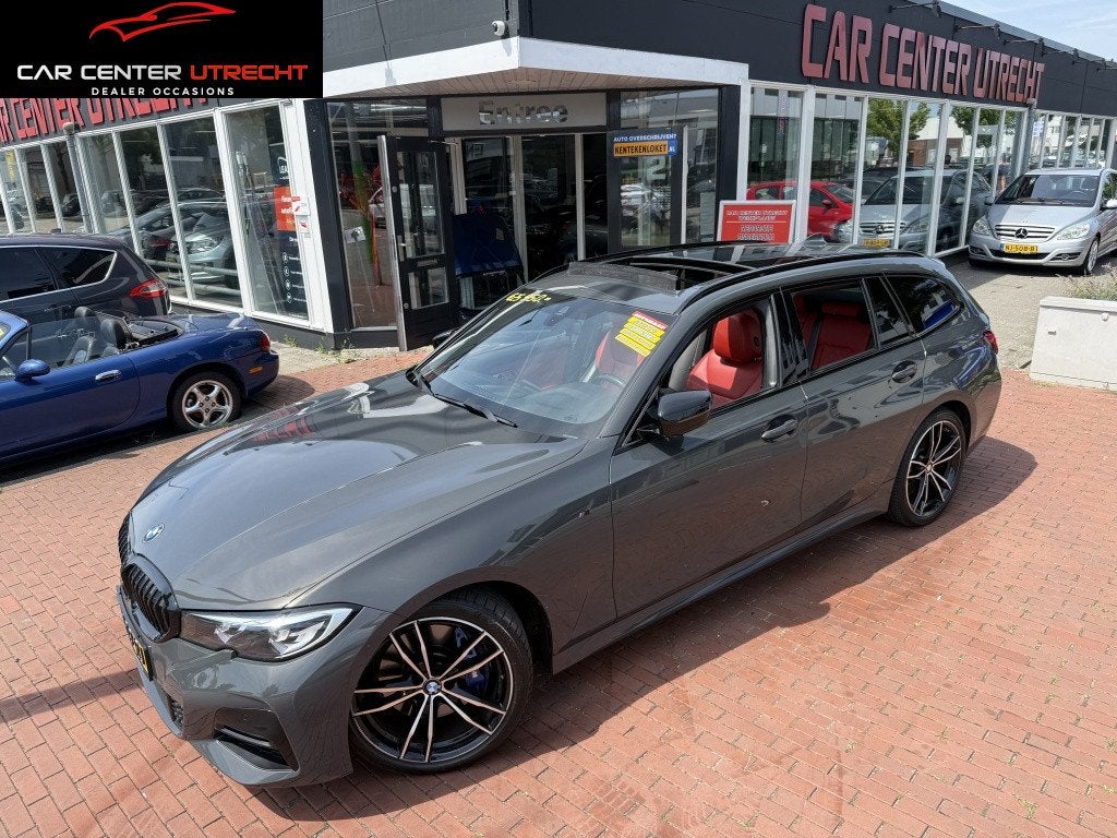 BMW 3 Serie Touring 320d xD. High Exec. leer pano automaat n, Auto's, Automaat, Euro 6, 4 cilinders, Leder