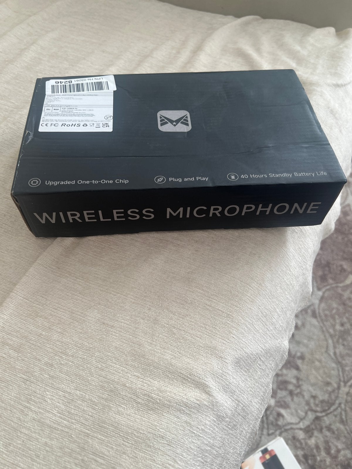 Nieuwe Draadloze Microfoon - Plug & Play, 40 uur batterij, Ophalen of Verzenden, Nieuw, Overige typen, Draadloos
