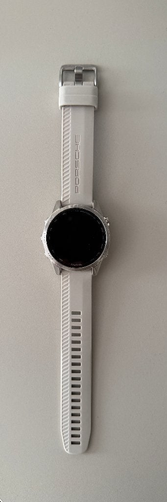 Porsche x Garmin Epix Pro Gen 2 (42mm) Nieuwstaat + Bon, GARMIN, Wit, Ophalen of Verzenden, Zo goed als nieuw