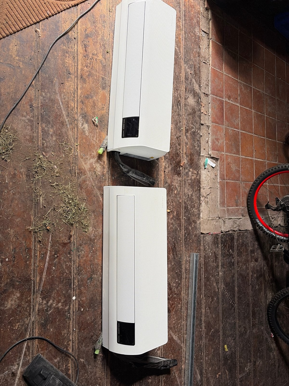 Samsung Airco met 2 binnenunits en toebehoren, Witgoed en Apparatuur, Airco's, Ophalen, Gebruikt, Timer, 3 snelheden of meer