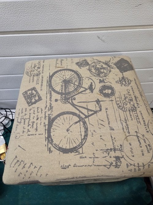 opberg poef fiets afbeelding, Ophalen of Verzenden, 'T Olde Gre-j, Info@toldegrej.nl, Endepoelstraat 20f Didam