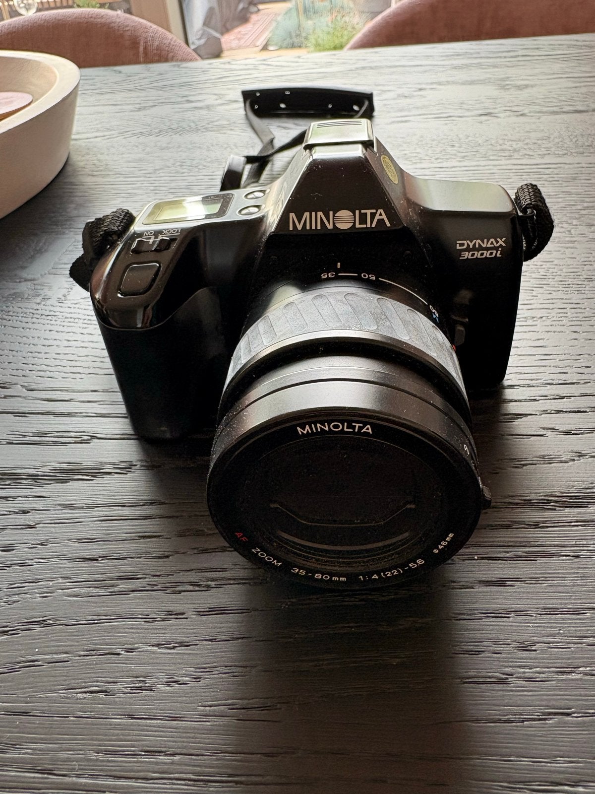 Minolta Dynax 3000i Spiegelreflexcamera met AF Zoom lens, Ophalen, Gebruikt, Spiegelreflex, Minolta