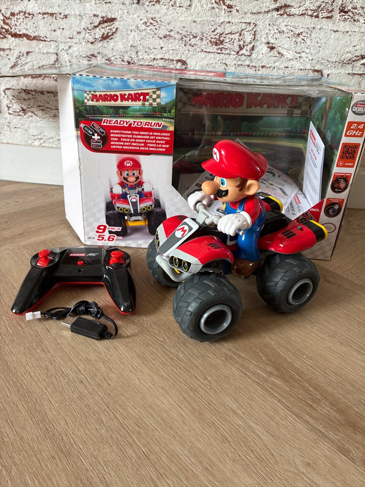 Mario Kart RC Auto - Compleet en Klaar om te Racen!, Elektro, Auto offroad, Ophalen of Verzenden, Zo goed als nieuw
