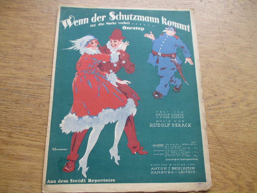 WENN DER SCHUTZMANN KOMMT IST DIE NACHT VORBEI-RUDOLF PERACK, Zang, Gebruikt, Ophalen of Verzenden, Artiest of Componist