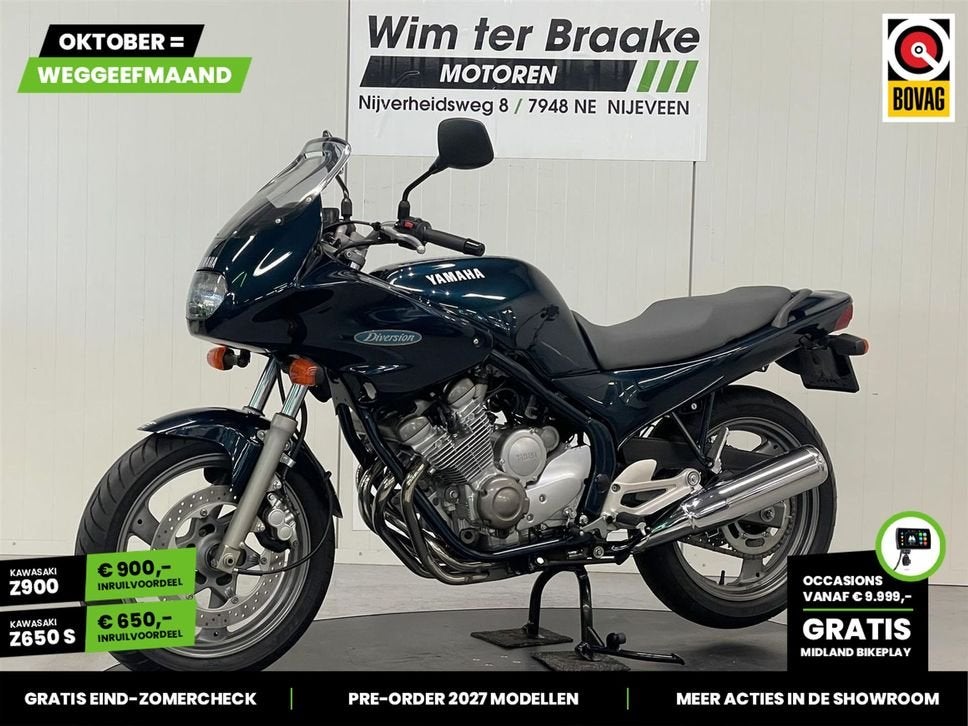 Yamaha XJ 600 S Diversion (bj 1994), Motoren, 598 cc, 4 cilinders, Motorrijbewijs A, Bedrijf