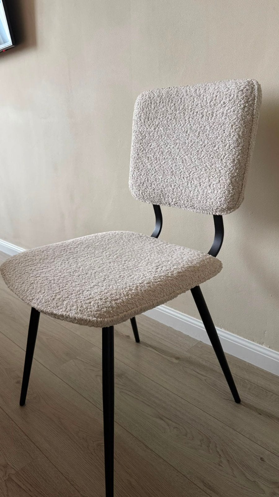 6 Eetkamerstoelen, Overige kleuren, Ophalen of Verzenden, Zo goed als nieuw, Stof