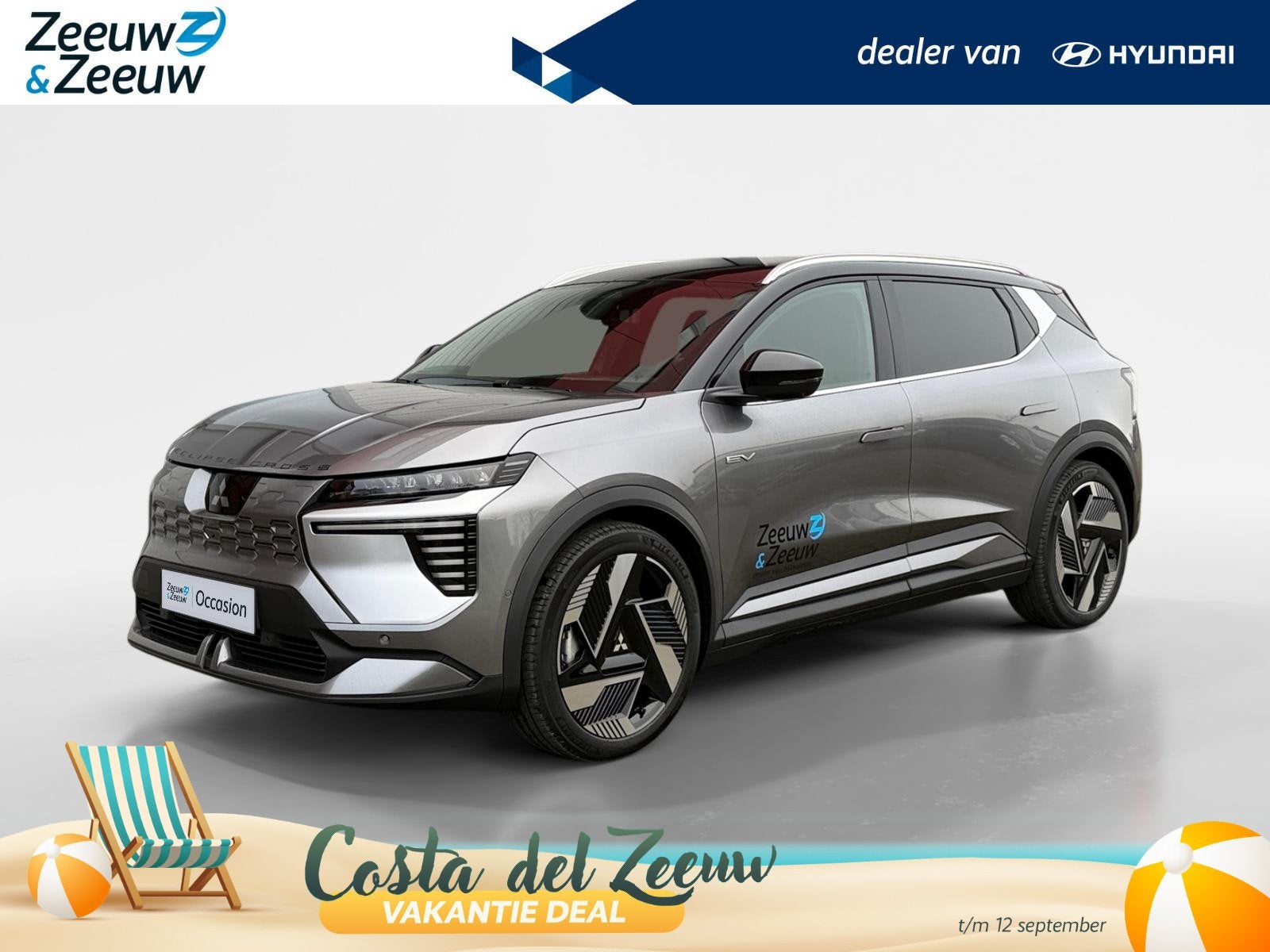 Mitsubishi Eclipse Cross Instyle 87 kWh Demonstratieauto| Le, 12 maanden, Eclipse Cross, Zwart, Automatische klimaatregeling