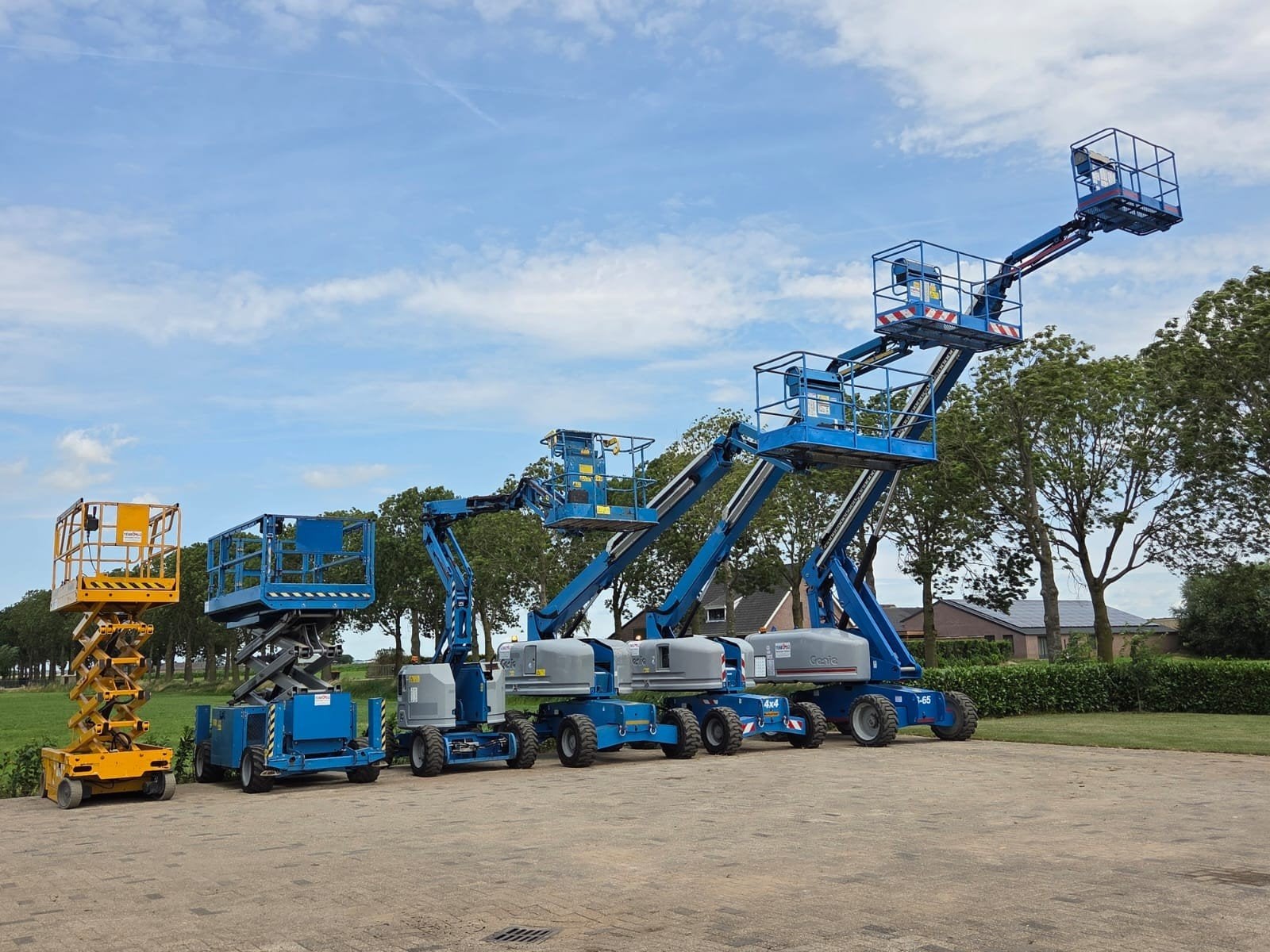 Genie hoogwerkers te huur en transport