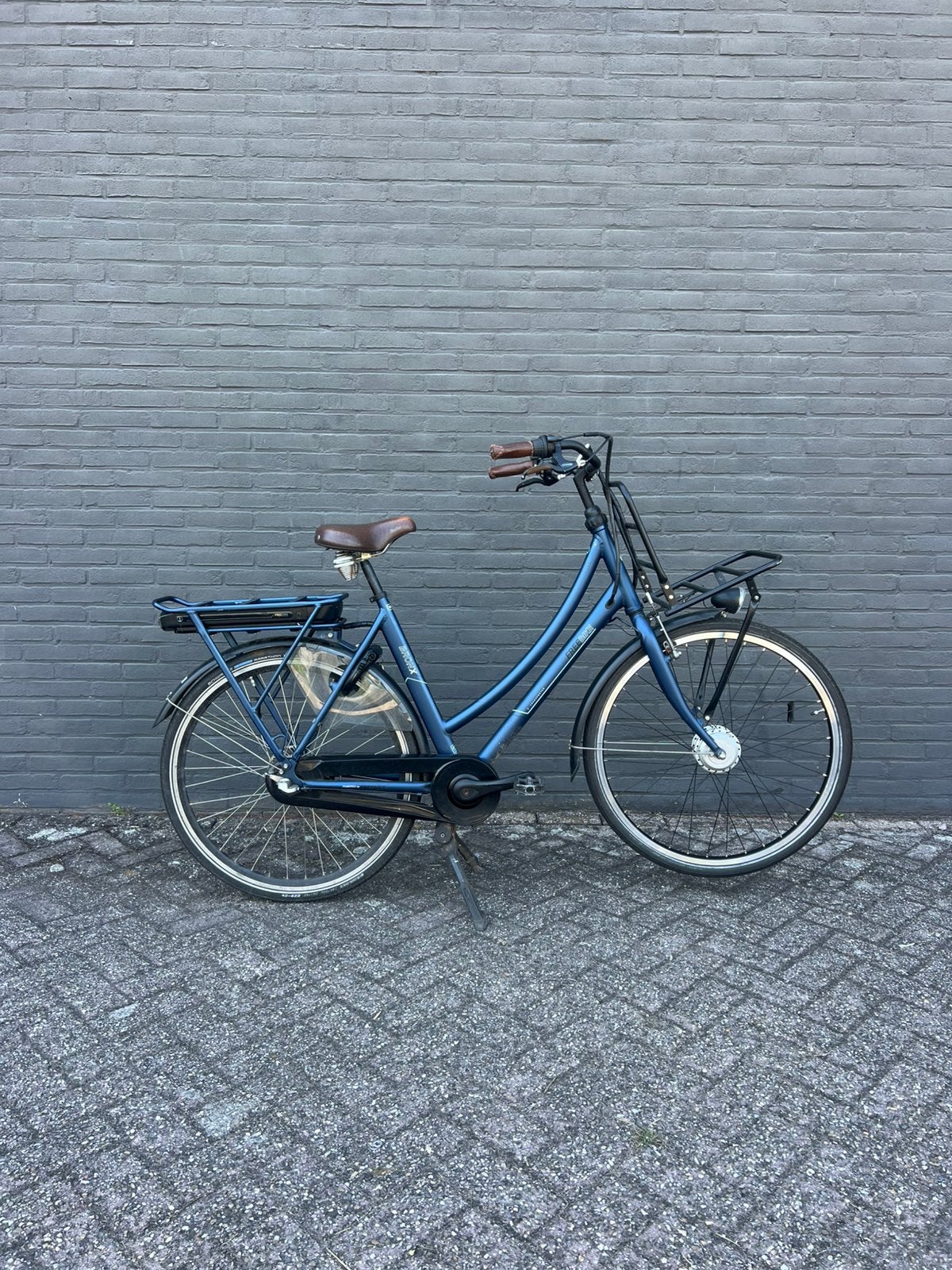Freebike Bronx E-Transporter N3 Blauw 400Wh Accu e-bike, 53 tot 56 cm, Versnellingen, Ophalen of Verzenden, Zo goed als nieuw