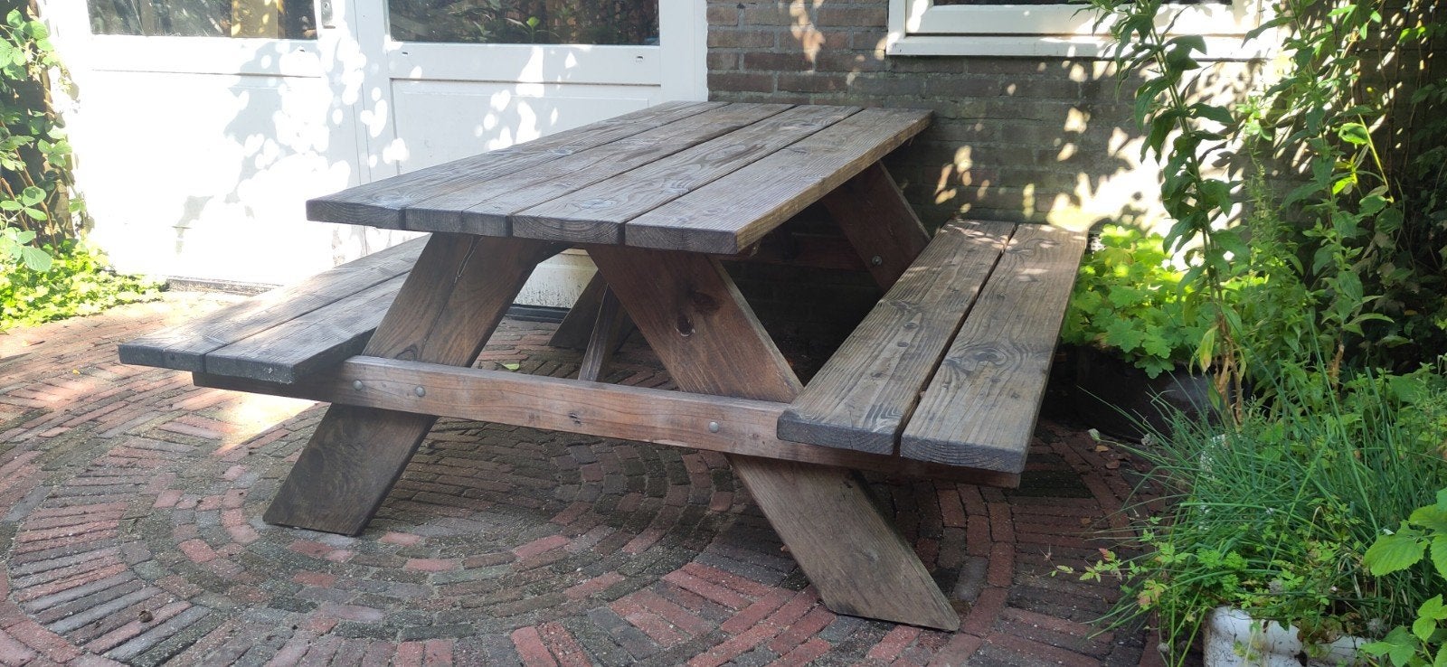Picknicktafel Douglas, Tuin en Terras, Picknicktafels, Ophalen, Nieuw, Rechthoekig, Hout