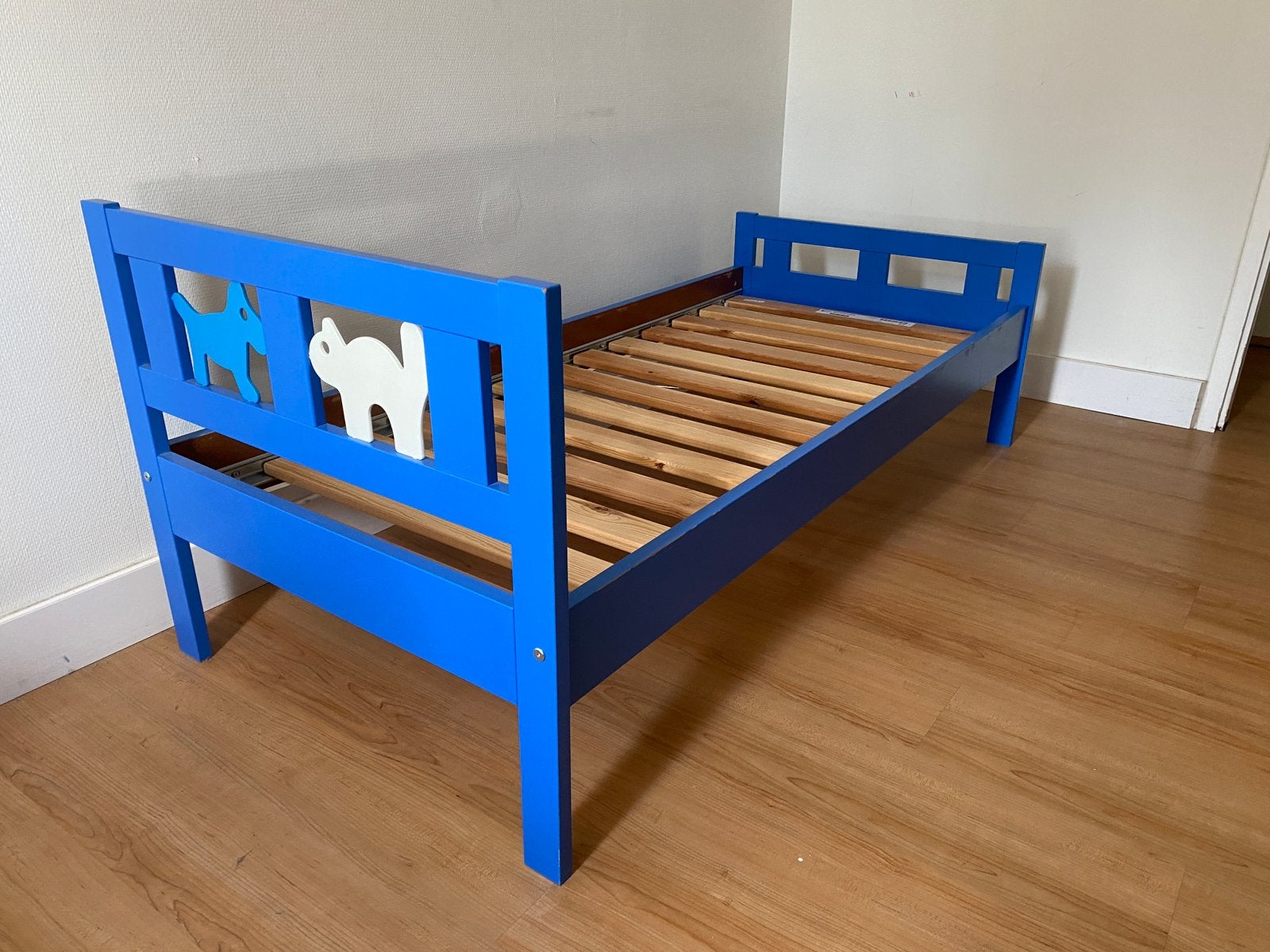 Kinderbed Ikea Kritter (gratis), Ophalen, Gebruikt, 70 tot 85 cm, 140 tot 160 cm