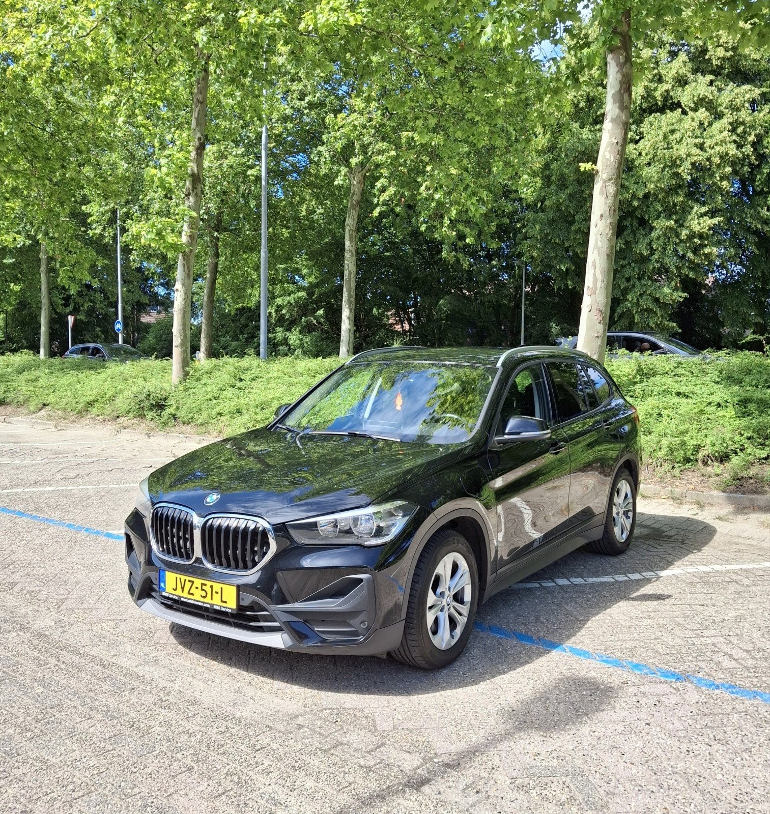 BMW X1 Xdrive25e 220pk Aut 2020 Zwart, 125 pk, Leder en Stof, Zwart, Plug-in hybride