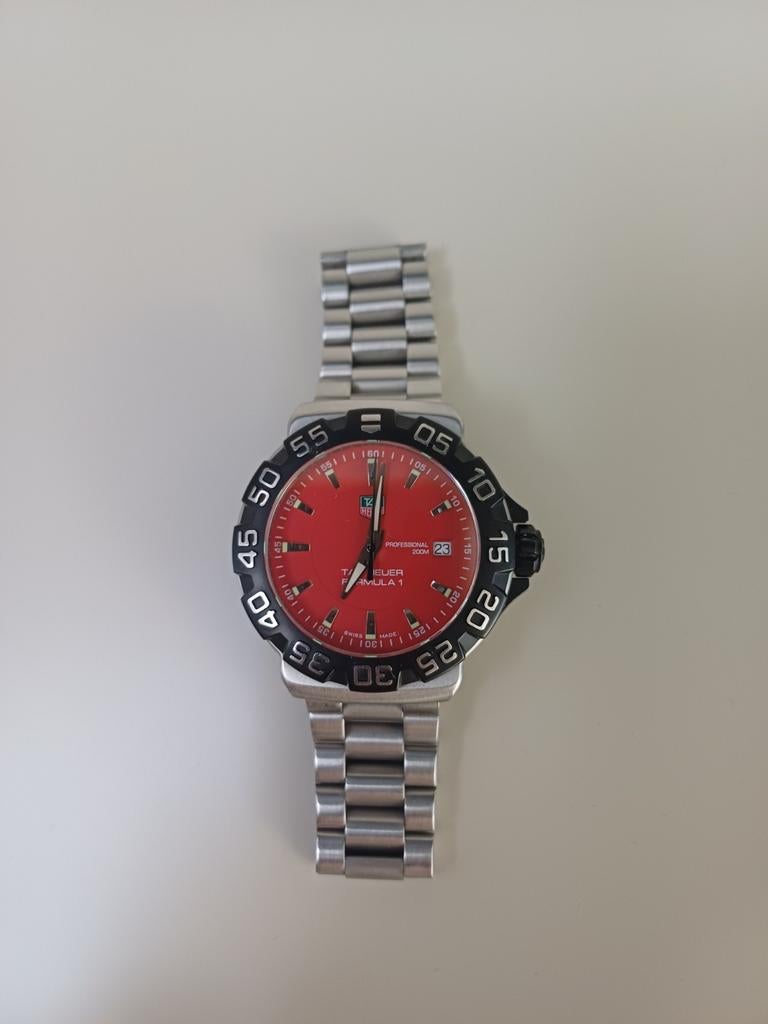 TAG Heuer Formula 1 Herenhorloge - Zeer Nette Staat, Staal, Staal, Polshorloge, Ophalen of Verzenden