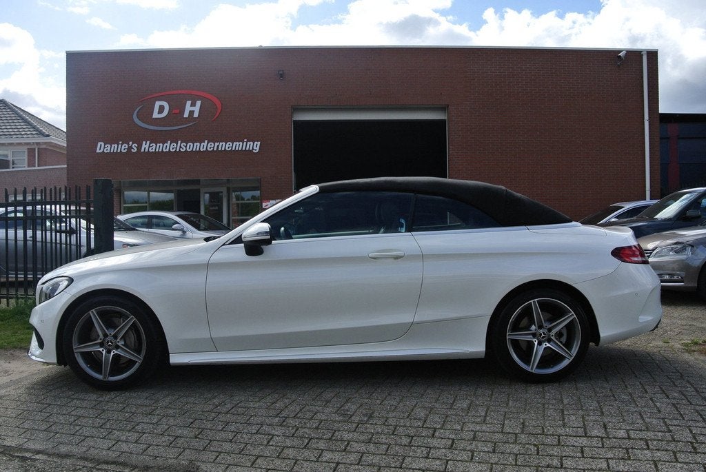 Mercedes-Benz C-klasse Cabrio 200 Edition 1 amg automaat led, Auto's, Automaat, Achterwielaandrijving, Euro 6, 4 cilinders