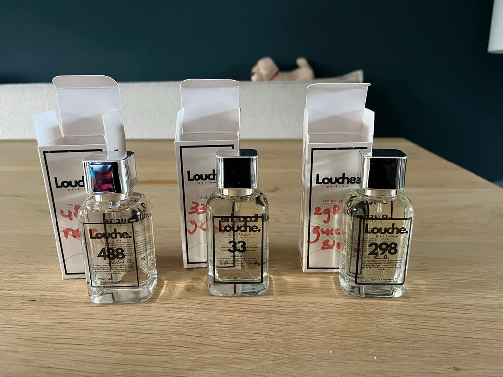 Louche Parfums - Diverse Geuren Eau de Parfum, Ophalen of Verzenden, Zo goed als nieuw, Miniatuur