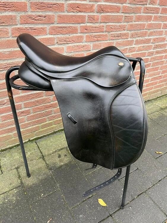 Kent en Masters 17,5 inch cob dressuurzadel, Dieren en Toebehoren, L (17.5 inch), Gebruikt, ., Overige merken