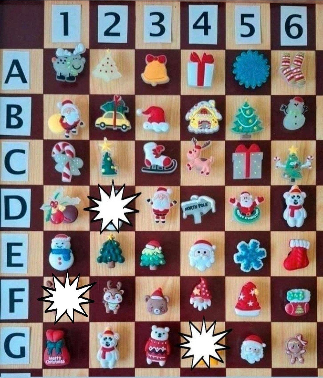 34: Kerst GLOW IN THE DARK en 2D schoenbedels voor de Crocs, Ophalen of Verzenden