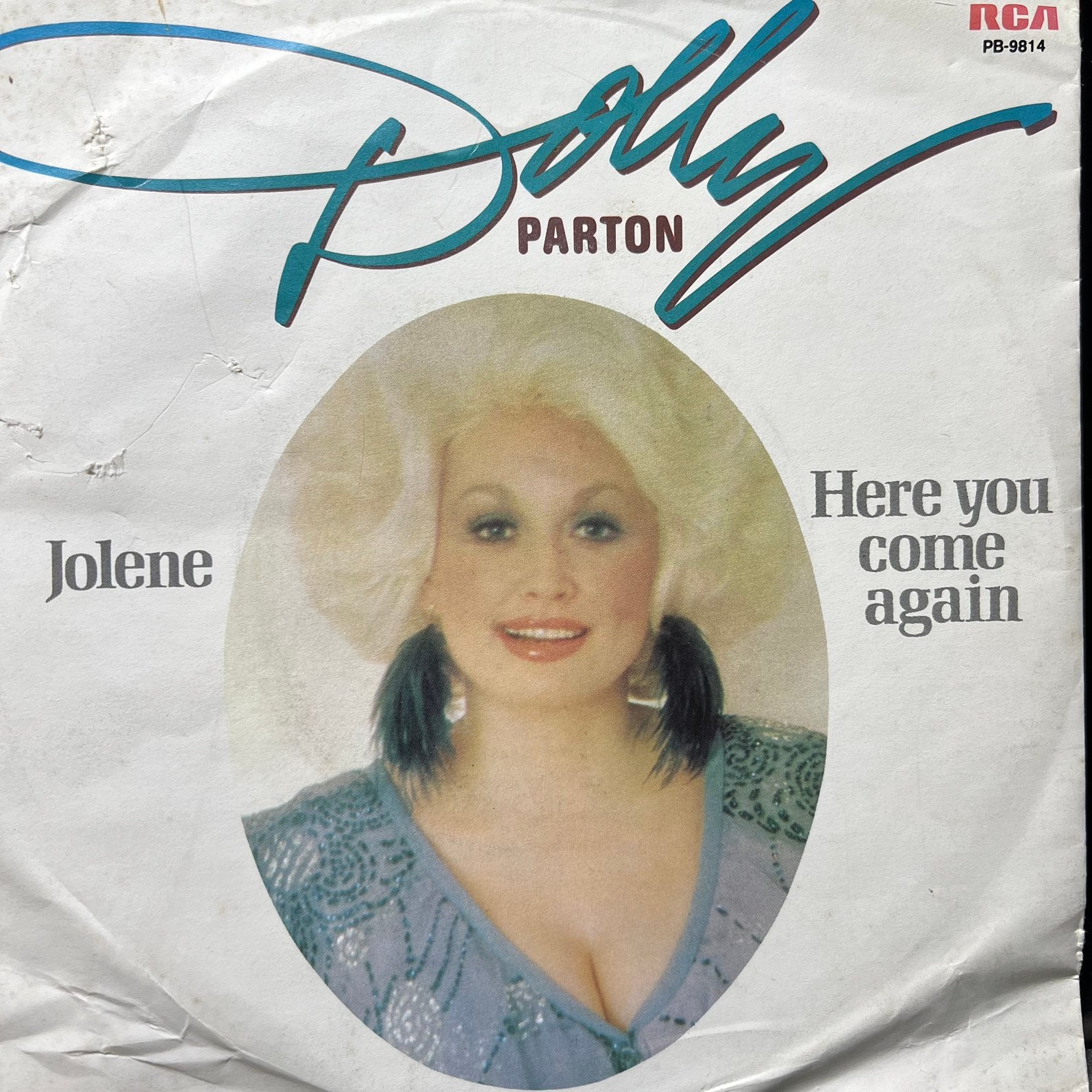 Dolly Parton - Jolene / Here You Come Again 7 inch single, Ophalen of Verzenden, Gebruikt, 7 inch, Country en Western