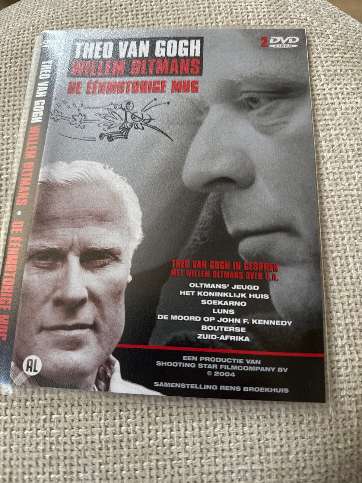 Theo van Gogh - Willem Oltmans: De Eenmotorige Mug (2 DVD), Gebruikt, Alle leeftijden, Ophalen of Verzenden, Politiek of Geschiedenis