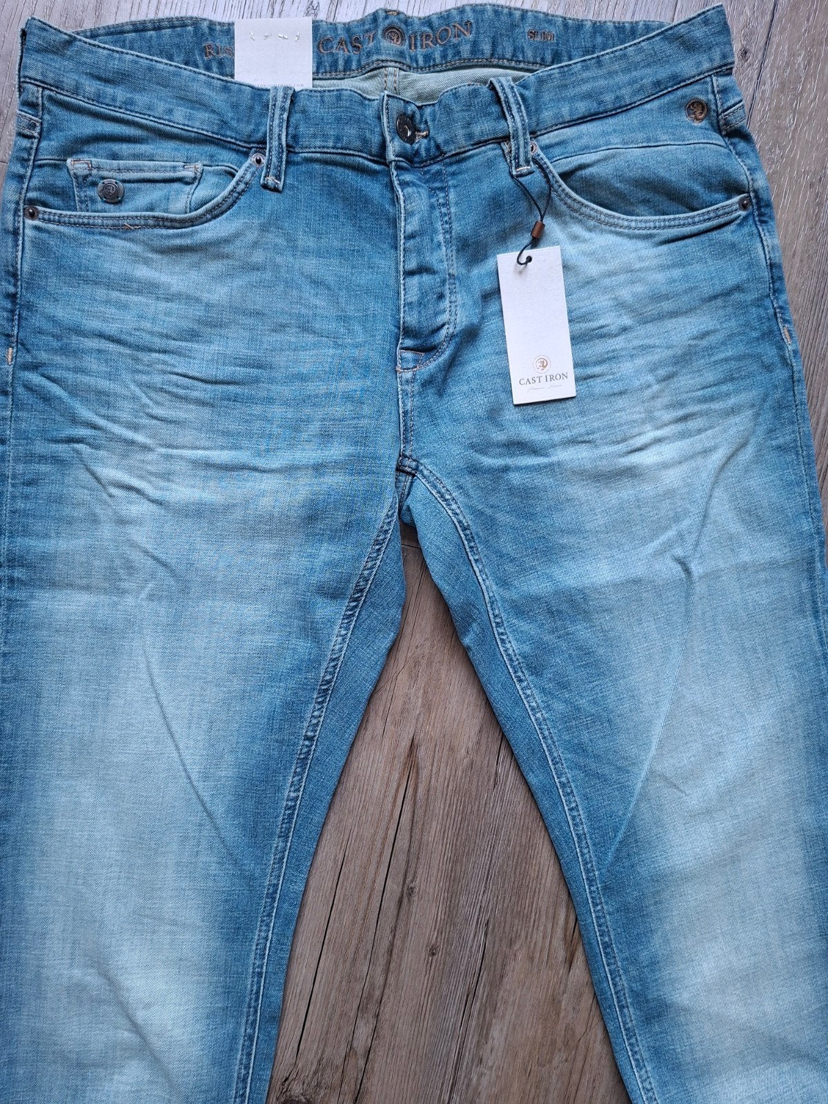 CAST IRON Riser slimfit jeans W36 L34 3 voor €149,95, W36 - W38 (confectie 52/54), Blauw, Nieuw, Ophalen of Verzenden